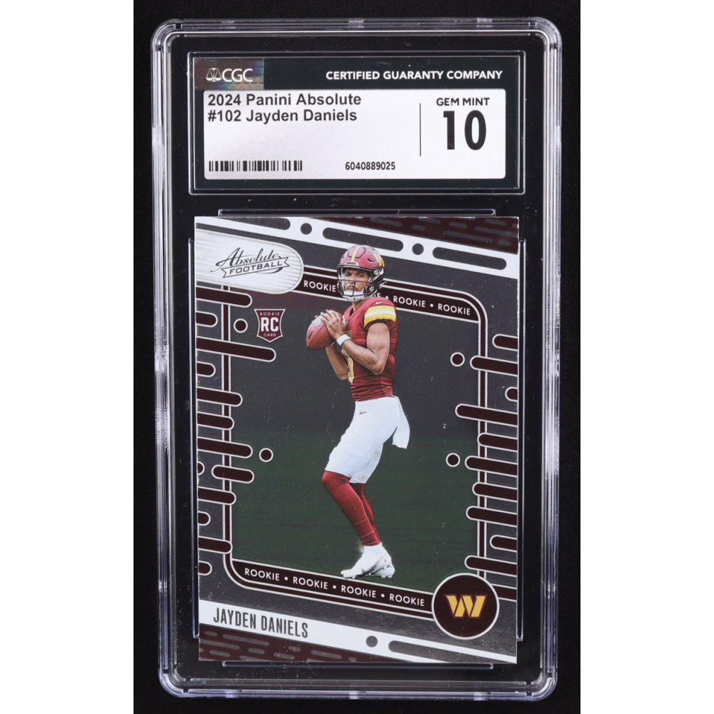 Jayden Daniels 2024 Absolute #102 RC (CGC 10) at PristineAuction.com