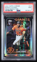 Marco Luciano 2024 Topps Chrome Prism Refractors #210 RC (PSA 9) at PristineAuction.com