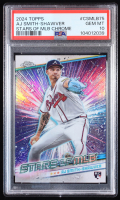 AJ Smith-Shawver 2024 Topps Stars of MLB Chrome #CSMLB75 RC (PSA 10) at PristineAuction.com