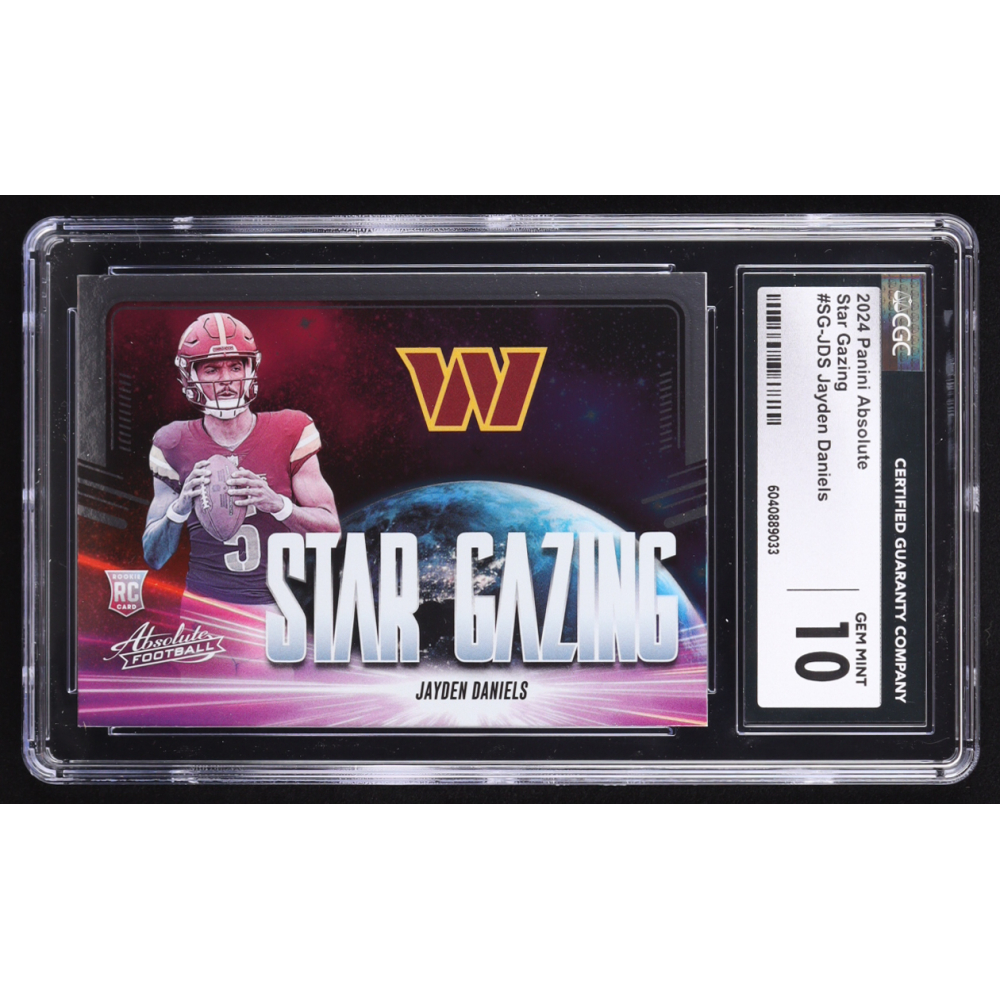 Jayden Daniels 2024 Absolute Star Gazing #SGJDS RC (CGC 10) at PristineAuction.com