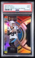 Bryce Young 2023 Select Prizm Red and Yellow Die Cut #167 RC (PSA 9) at PristineAuction.com
