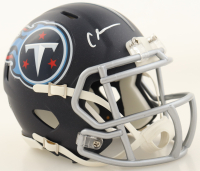 Chris Johnson Signed Titans Speed Mini Helmet (Beckett) at PristineAuction.com