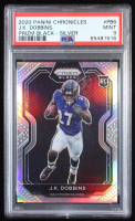 J.K. Dobbins 2020 Panini Prizm Black Silver #6 RC (PSA 9) at PristineAuction.com