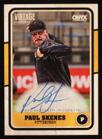 Paul Skenes Signed 2025 Onyx Vintage Auto #VAPASK RC at PristineAuction.com