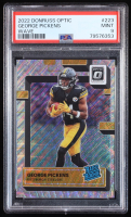 George Pickens 2022 Donruss Optic Wave #223 RR RC #207/300 (PSA 9) at PristineAuction.com