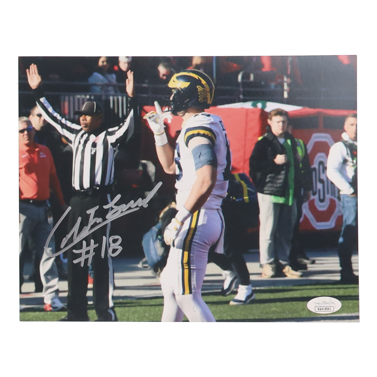 Colston Loveland Signed Wolverines 8x10 Photo (JSA) at PristineAuction.com Colston Loveland Signed Wolverines 8x10 Photo (JSA) at PristineAuction.com