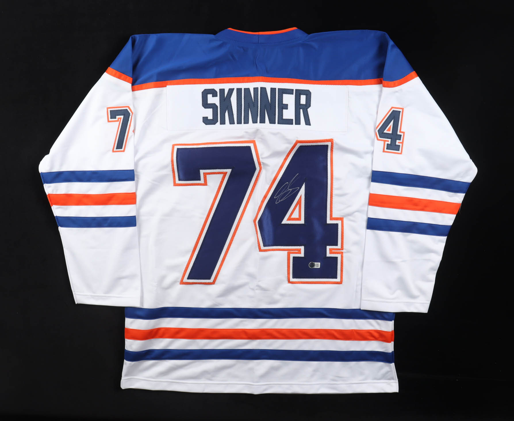 Stuart Skinner Signed Jersey (Beckett) at PristineAuction.com Stuart Skinner Signed Jersey (Beckett) at PristineAuction.com