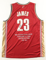 LeBron James Signed LE Cavaliers "NBA Rookie Challenge" Reebok Authentic Jersey #66/123 (UDA) at PristineAuction.com