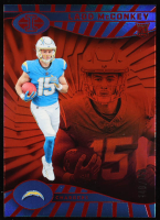 Ladd McConkey 2024 Panini Illusions Trophy Collection Red #51 RC #140/175 at PristineAuction.com