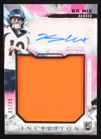 Bo Nix 2024 Topps Inception Rookie Jumbo Relic Autographs Magenta #RJRABN RC #82/99 at PristineAuction.com
