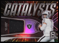 Derek Carr 2022 Panini Spectra Catalysts Materials Hyper #11 #39/75 at PristineAuction.com