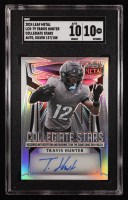 Travis Hunter Signed 2024 Leaf Metal Collegiate Stars Autograph Silver #LCS-79 #137/188 (SGC 10) at PristineAuction.com