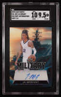 Ja Morant Signed 2024 Leaf Exotic Autograph Military Navy #MA-JM2 #1/4 (SGC 10) at PristineAuction.com