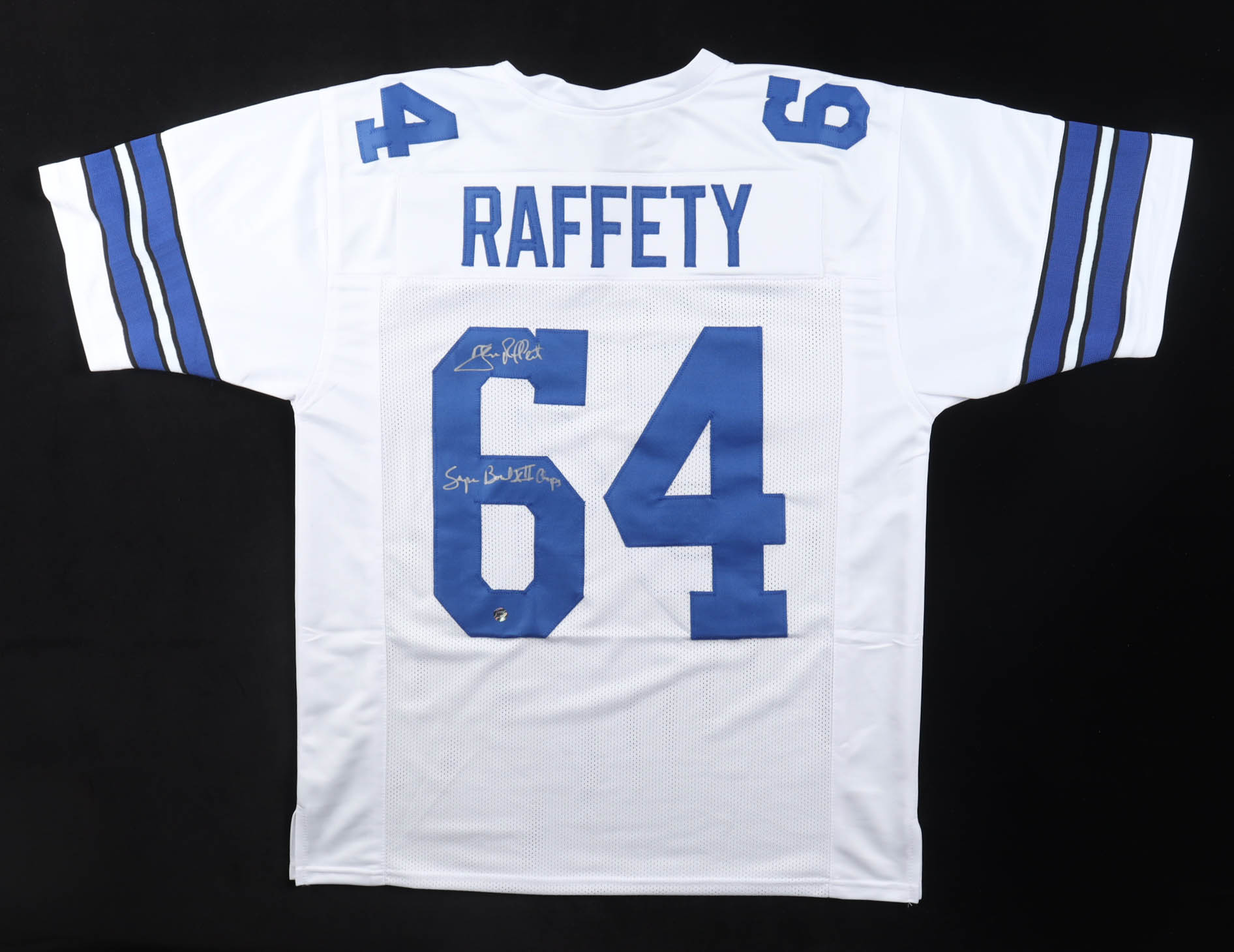 Tom Rafferty Signed Jersey Inscribed "Super Bowl XII Champs" (AWM) at PristineAuction.com Tom Rafferty Signed Jersey Inscribed "Super Bowl XII Champs" (AWM) at PristineAuction.com