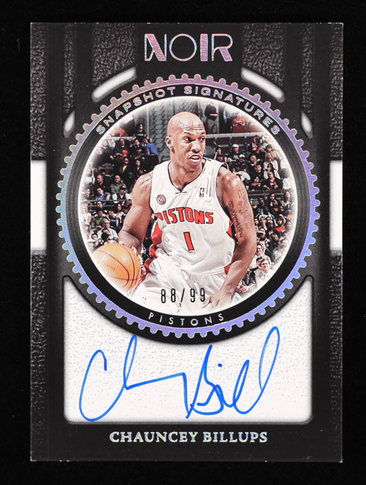 Chauncey Billups 2023-24 Panini Noir Snapshot Signatures #3 #88/99 at PristineAuction.com Chauncey Billups 2023-24 Panini Noir Snapshot Signatures #3 #88/99 at PristineAuction.com