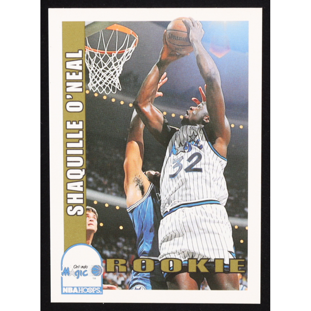Shaquille O'Neal 1992-93 Hoops #442 RC at PristineAuction.com