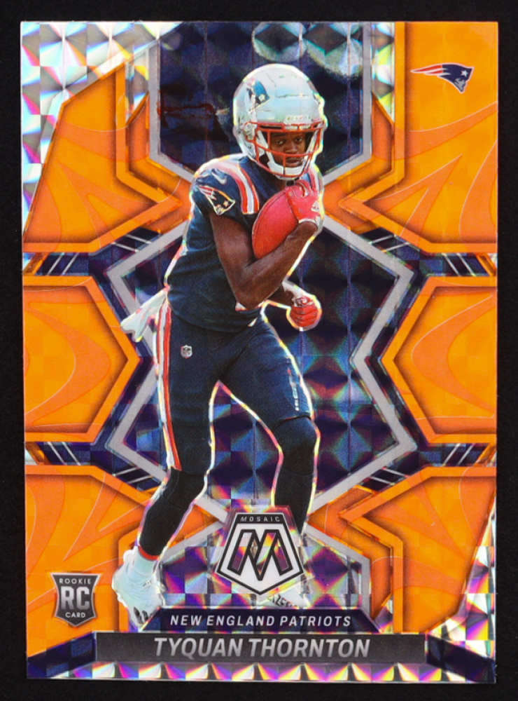 Tyquan Thornton 2022 Panini Mosaic Mosaic Reactive Orange #336 RC