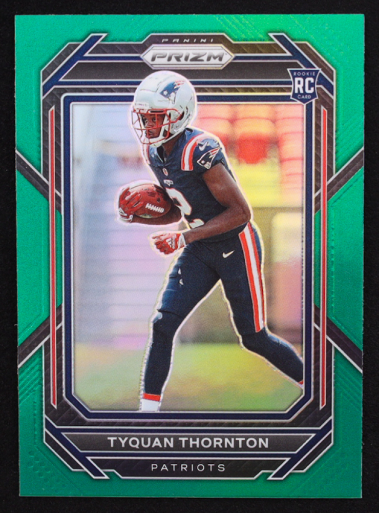 Tyquan Thornton 2022 Panini Prizm Prizms Green #328 RC