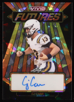 CJ Carr 2024 Leaf Vivid Futures Autographs Crystal Black #VFCJC RC #5/5 at PristineAuction.com
