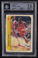 Michael Jordan 1986-87 Fleer Stickers #8 RC (BGS 7.5) at PristineAuction.com