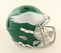 Vince Papale Signed Eagles Full-Size Throwback Speed Helmet Inscribed "Invincible" (JSA) at PristineAuction.com