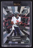 CJ Stroud 2023 Wild Card Alumination Comix Grey Silver #ACBCCS1 RC #25/25 at PristineAuction.com