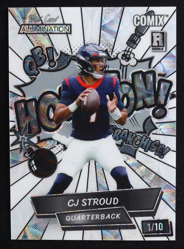 CJ Stroud 2023 Wild Card Alumination Comix White Circles #ACSHCS2 RC #1/10 at PristineAuction.com CJ Stroud 2023 Wild Card Alumination Comix White Circles #ACSHCS2 RC #1/10 at PristineAuction.com