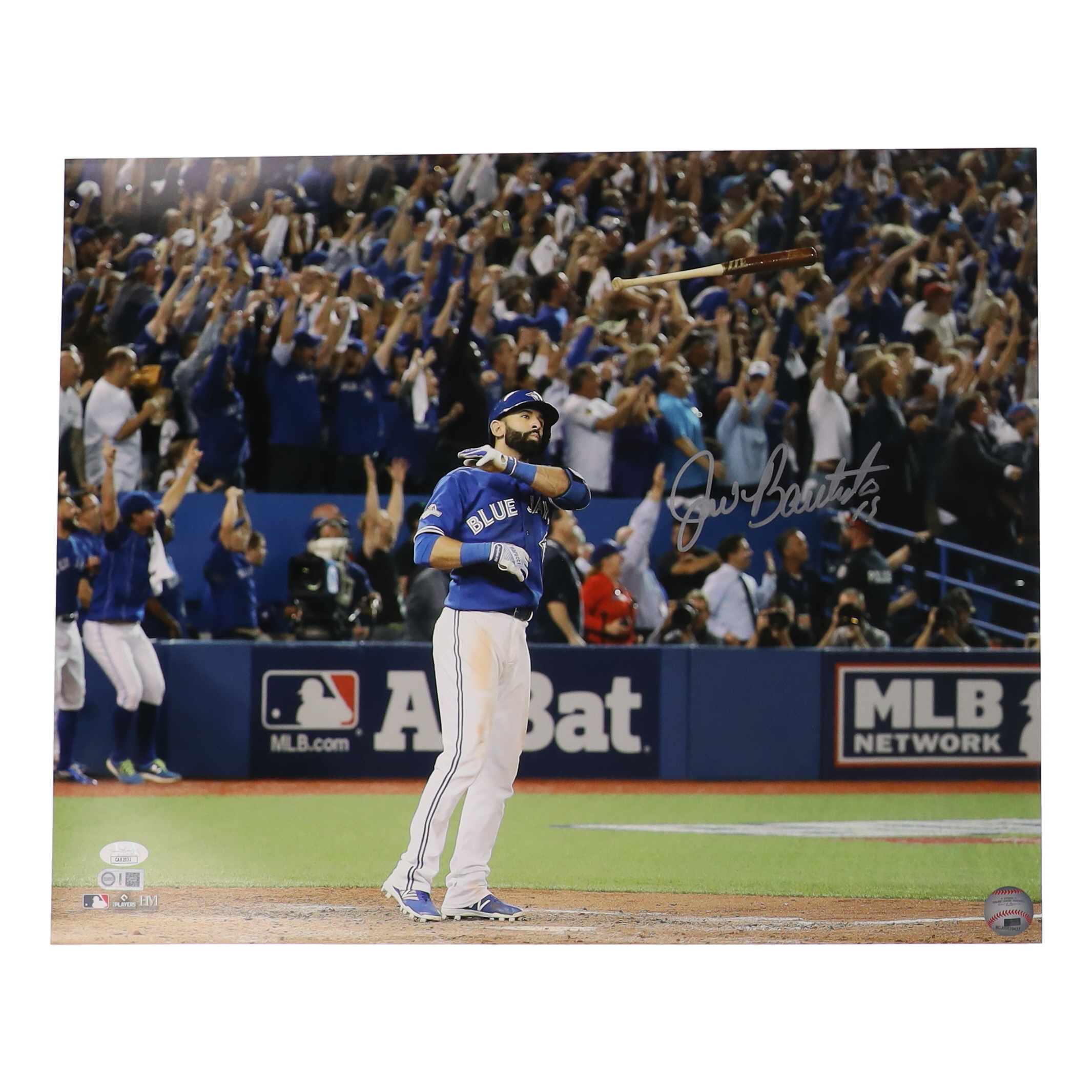 Jose Bautista Signed Blue Jays 16x20 Photo (JSA) at PristineAuction.com Jose Bautista Signed Blue Jays 16x20 Photo (JSA) at PristineAuction.com