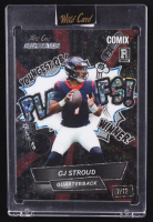 CJ Stroud 2023 Wild Card Alumination Comix Black and Red Donut Circles #ACWP1CS2 RC #7/12 at PristineAuction.com