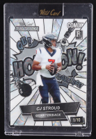 CJ Stroud 2023 Wild Card Alumination White and Silver Circles #ACSHCS1 RC #1/10 at PristineAuction.com