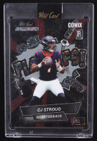 CJ Stroud 2023 Wild Card Alumination Black and Red Donut Circles #ACSP2CS2 RC #7/12 at PristineAuction.com