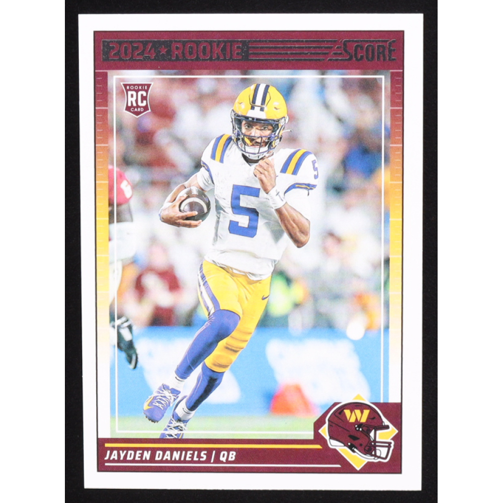 Jayden Daniels 2024 Score #302 RC at PristineAuction.com