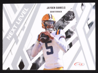 Jayden Daniels 2024 SAGE HIT Next Level #91 RC at PristineAuction.com