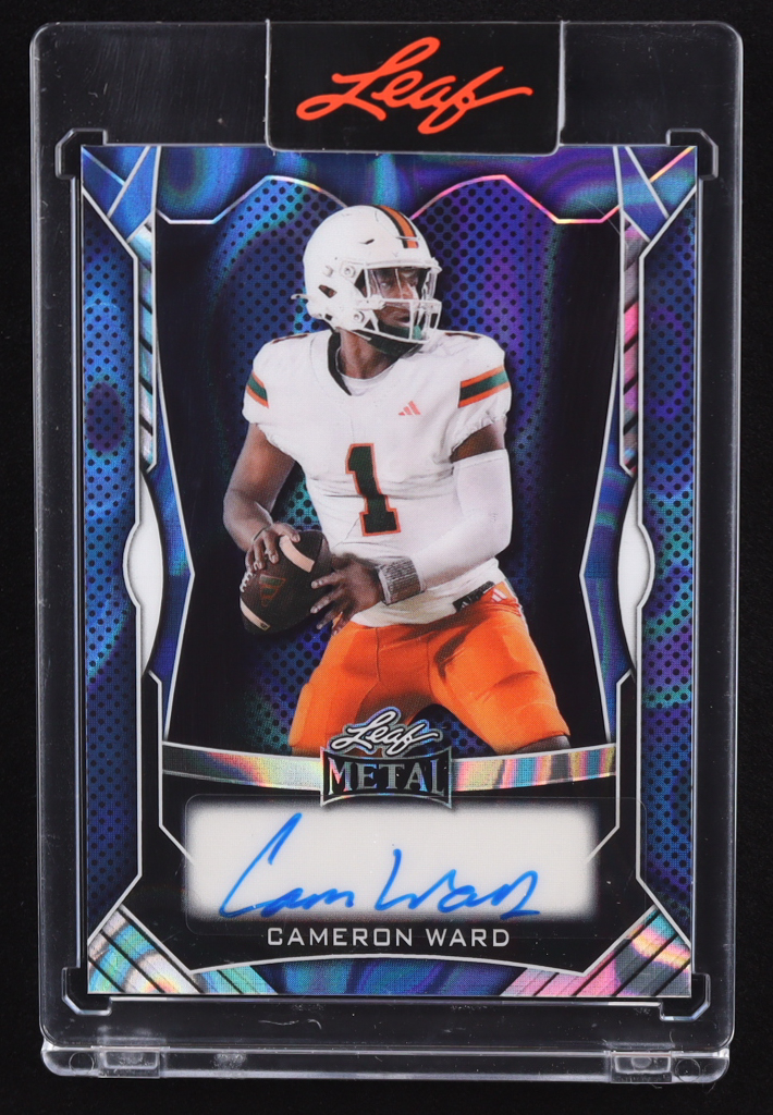 Cameron Ward 2025 Leaf Metal Autograph Blue #MA-CW1 RC #19/35 at PristineAuction.com Cameron Ward 2025 Leaf Metal Autograph Blue #MA-CW1 RC #19/35 at PristineAuction.com
