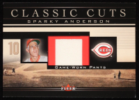 Sparky Anderson 2002 Fleer Classic Cuts Game Used #SAP Pants at PristineAuction.com