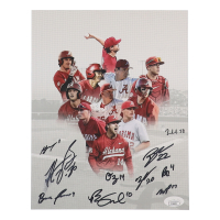 Alabama Crimson Tide 11x14 Photo Team-Signed by (10) with Kade Snell, Bryce Fowler, Will Hodo, Will Plattner (JSA) at PristineAuction.com