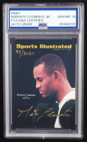 Roberto Clemente Signed 2.5" x 3.5" Print (PSA) at PristineAuction.com