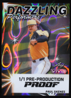 Paul Skenes Leaf Vivid Dazzling Performers Lava Silver Pre-Production Proof #NNO #1/1 at PristineAuction.com
