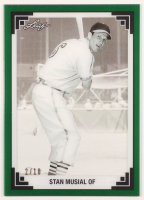 Stan Musial 2017 Leaf Best of Baseball Green #20 #/10 at PristineAuction.com