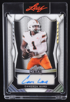 Cam Ward 2025 Leaf Metal Autograph Silver #MACW1 RC #26/49 at PristineAuction.com