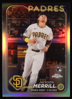 Jackson Merrill 2024 Topps Chrome Update Refractors #USC57 RC at PristineAuction.com