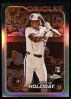 Jackson Holliday 2024 Topps Chrome Sepia Refractors #88 RC at PristineAuction.com