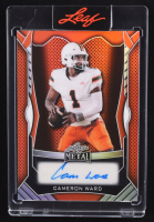 Cam Ward 2025 Leaf Metal Autograph Orange #MACW1 RC #43/45 at PristineAuction.com