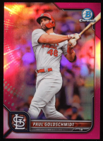 Paul Goldschmidt 2022 Bowman Chrome Fuchsia Refractors #42 #032/299 at PristineAuction.com