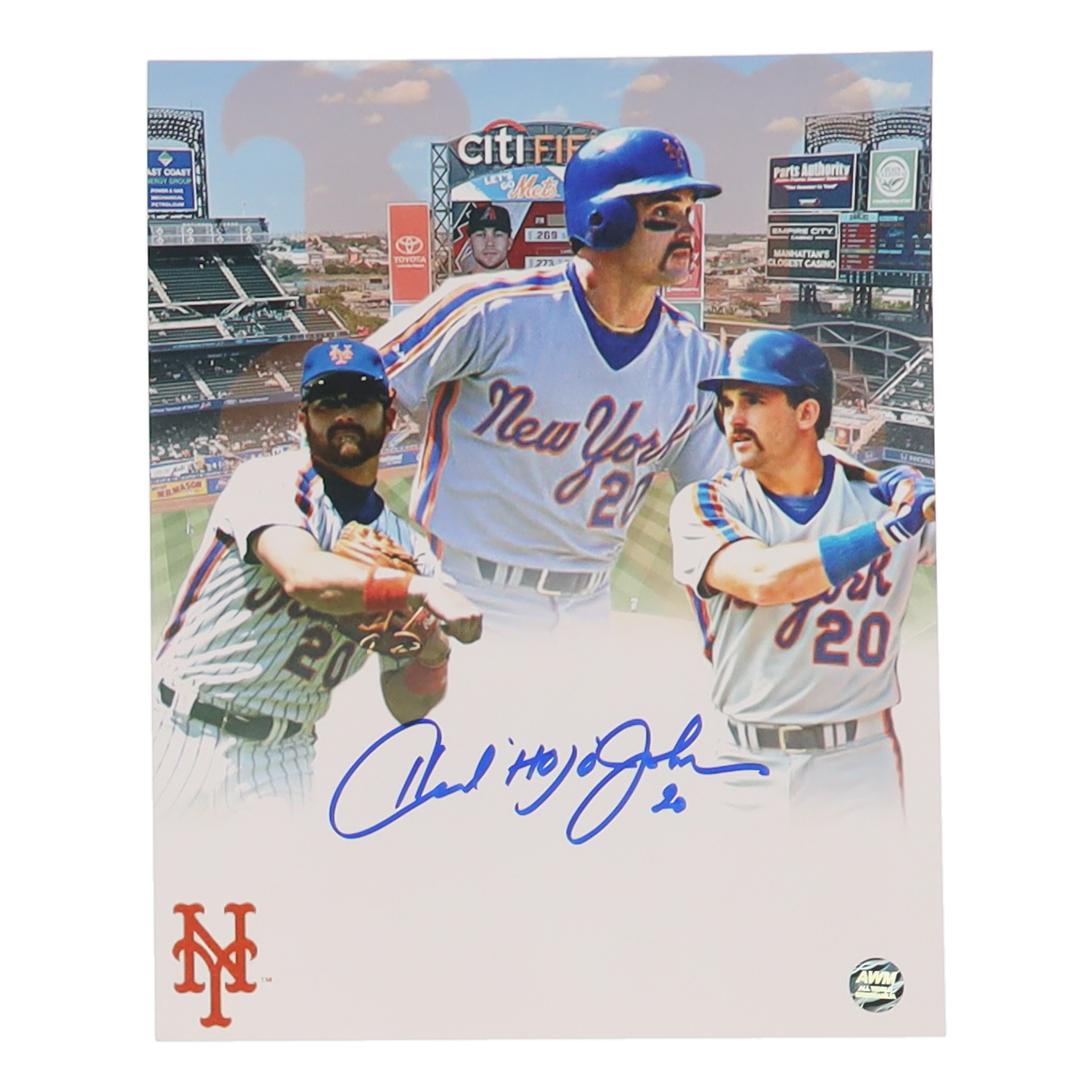 Howard "Hojo" Johnson Signed Mets 8x10 Photo (AWM) at PristineAuction.com Howard "Hojo" Johnson Signed Mets 8x10 Photo (AWM) at PristineAuction.com