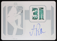 A.J. Puk 2020 Panini National Treasures Signature Numbers Printing Plates Black #7 RC #1/1 at PristineAuction.com