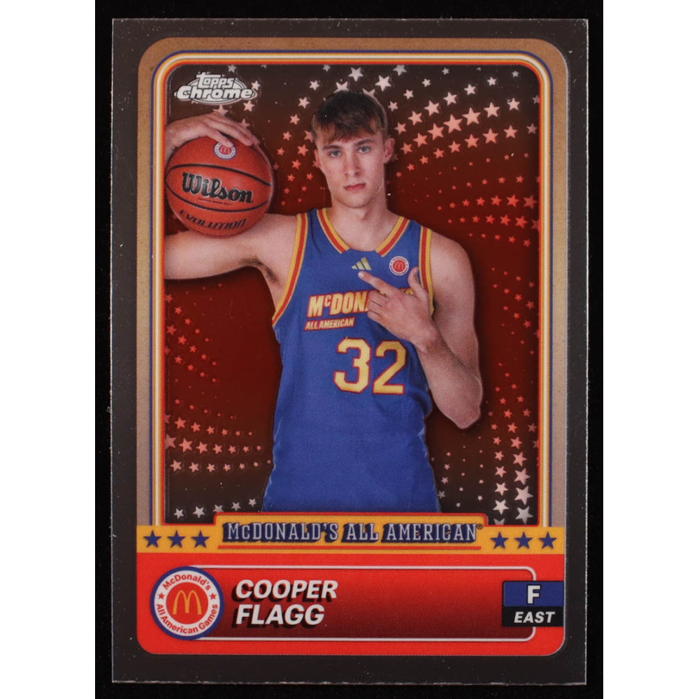 Cooper Flagg 2024 Topps Chrome McDonald's All American #78 RC at PristineAuction.com