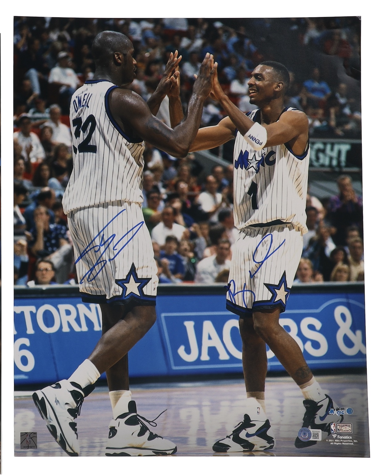 Anfernee Penny Hardaway Signed Orlando Magic (93/94 White) Jersey BECKETT BAS