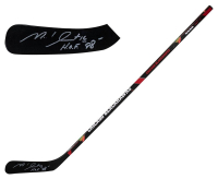 Michel Goulet Signed Blackhawks Hockey Stick Inscribed "HOF 98" (Schwartz) at PristineAuction.com