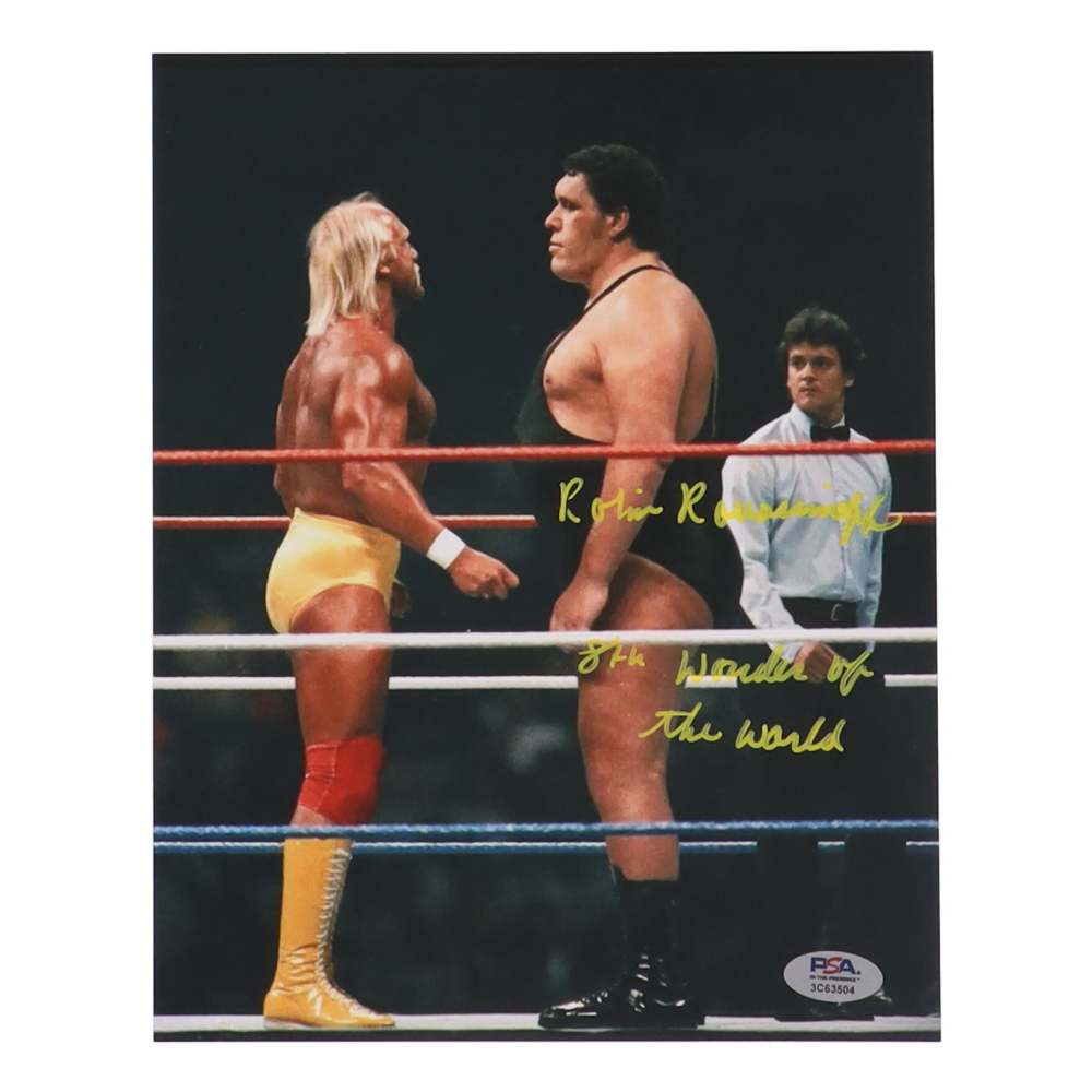 Robin Roussimoff Signed Wrestlemania III 